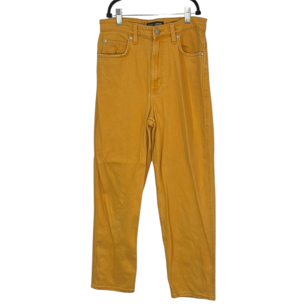 Lee Women's Vintage Modern High Rise Straight Leg Jeans - Mustard Yellow Size 28